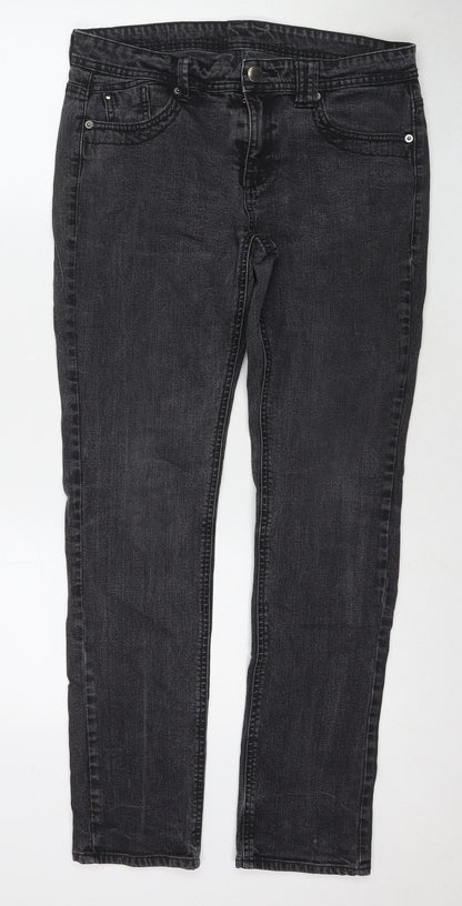 Womens UK Size 12 Marks and Spencer Regular Fit Skinny Black Jeans