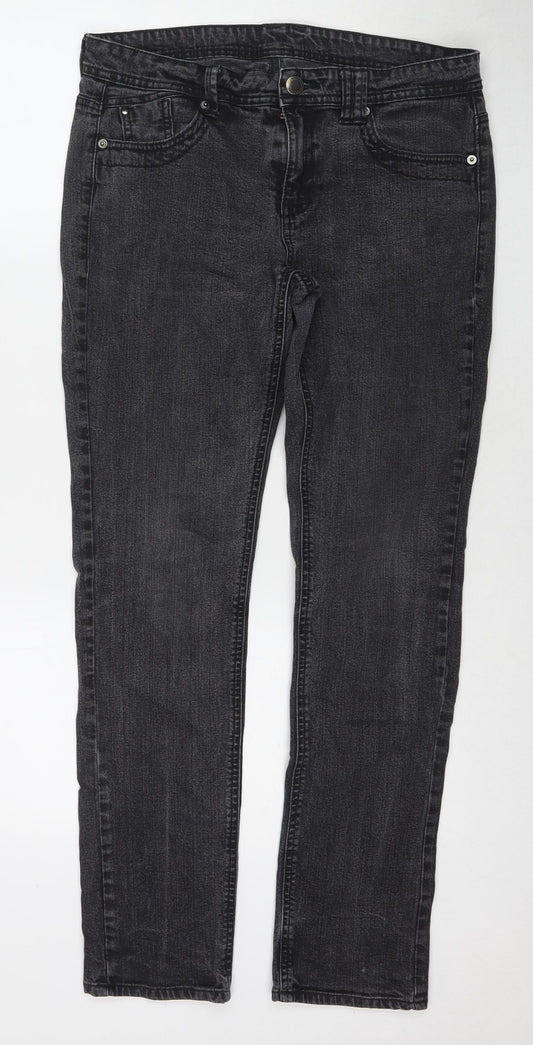 Womens UK Size 12 Marks and Spencer Regular Fit Skinny Black Jeans