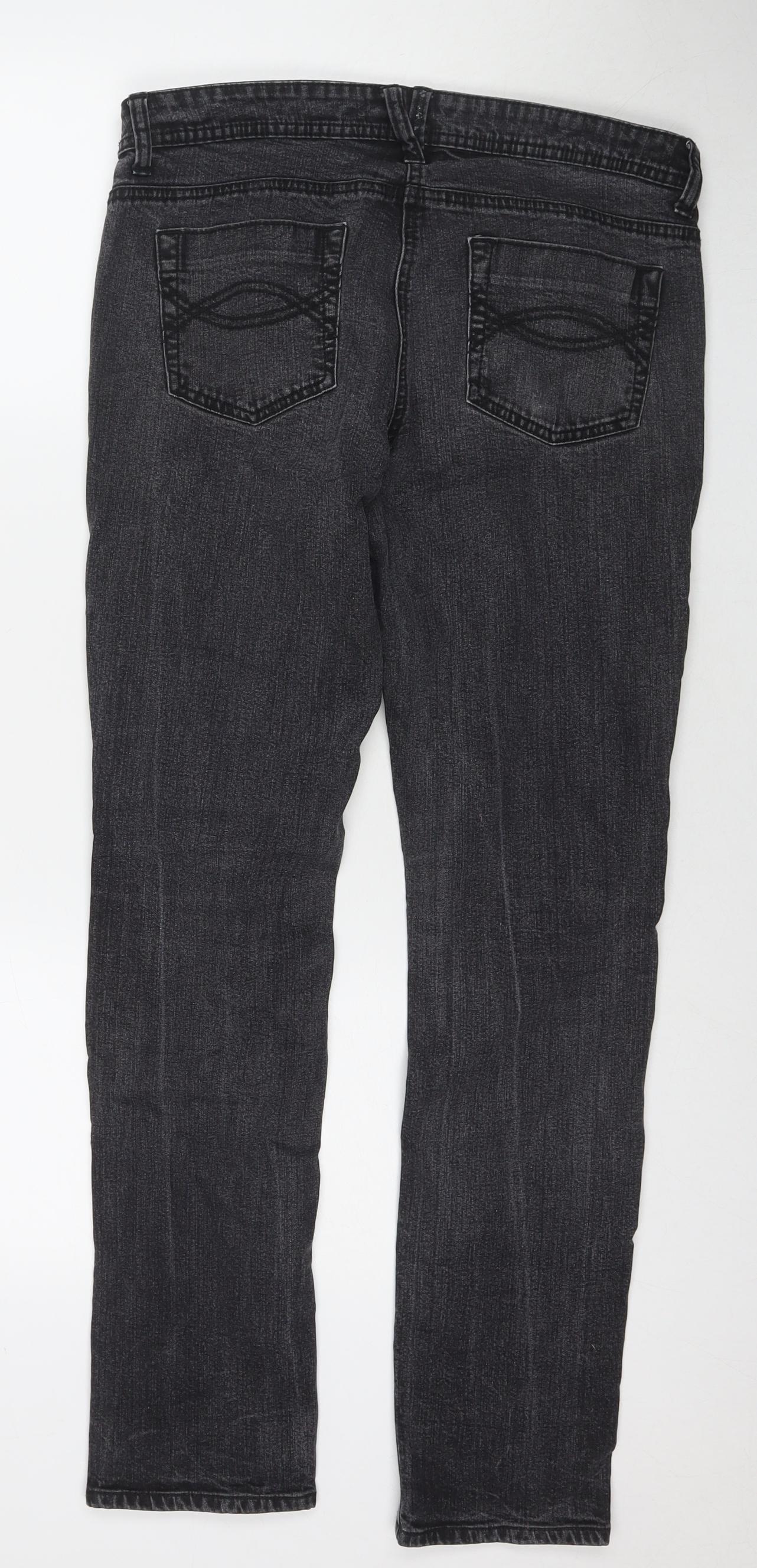 Womens UK Size 12 Marks and Spencer Regular Fit Skinny Black Jeans