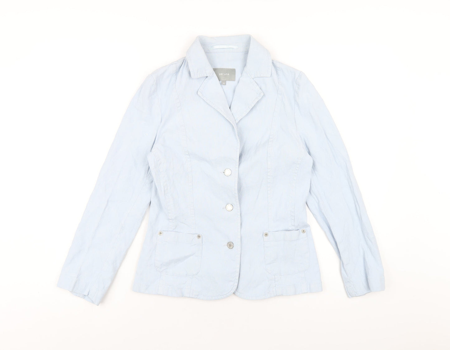 Womens UK Size 10 Per Una Blue Jacket