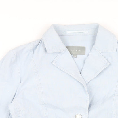 Womens UK Size 10 Per Una Blue Jacket