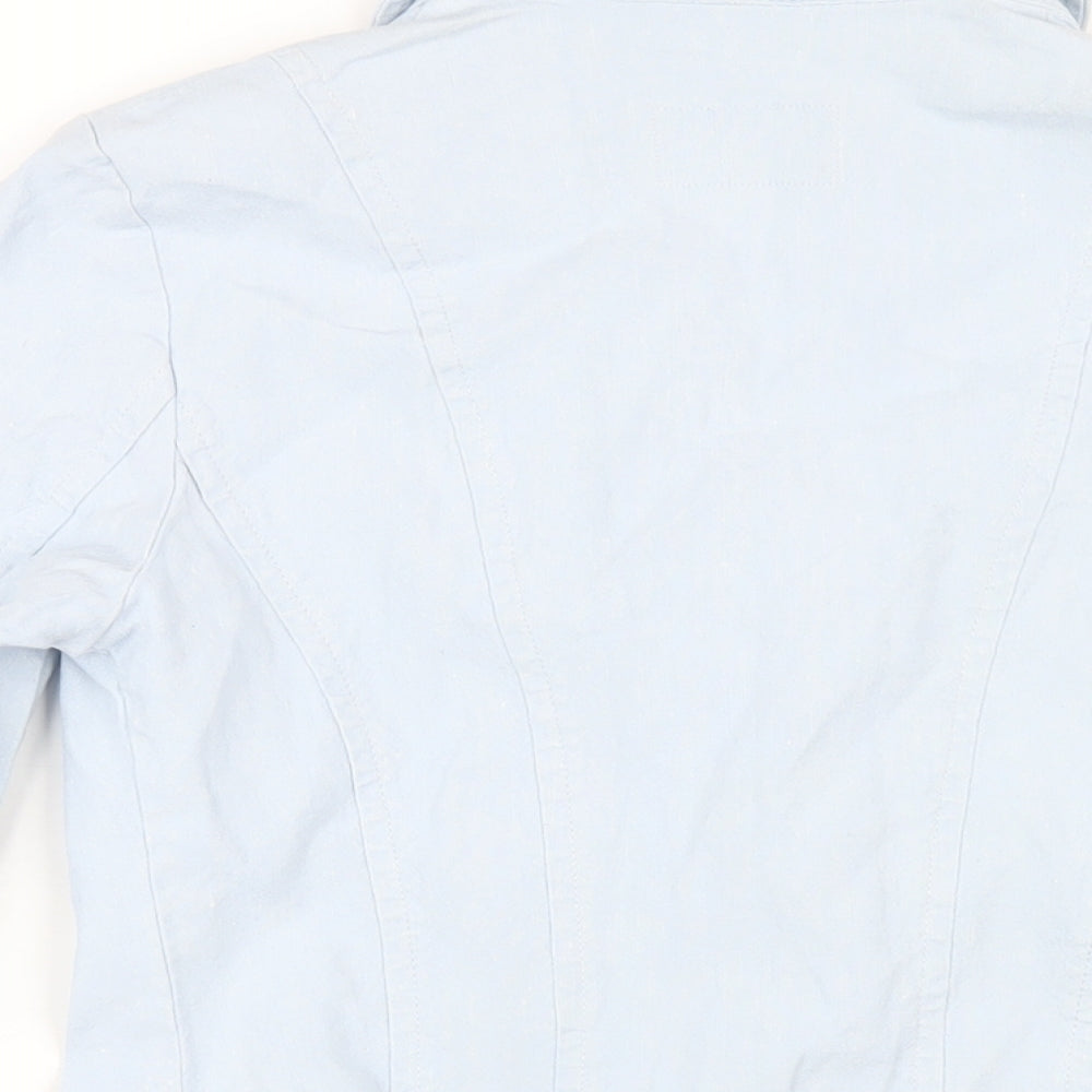 Womens UK Size 10 Per Una Blue Jacket