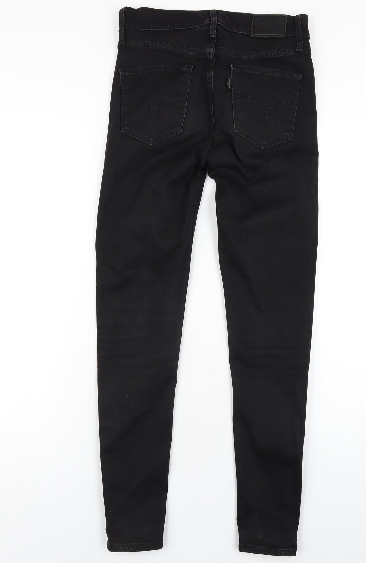 Levi's Womens Black Cotton Skinny Jeans Size 26 in L30 in Regular Zip