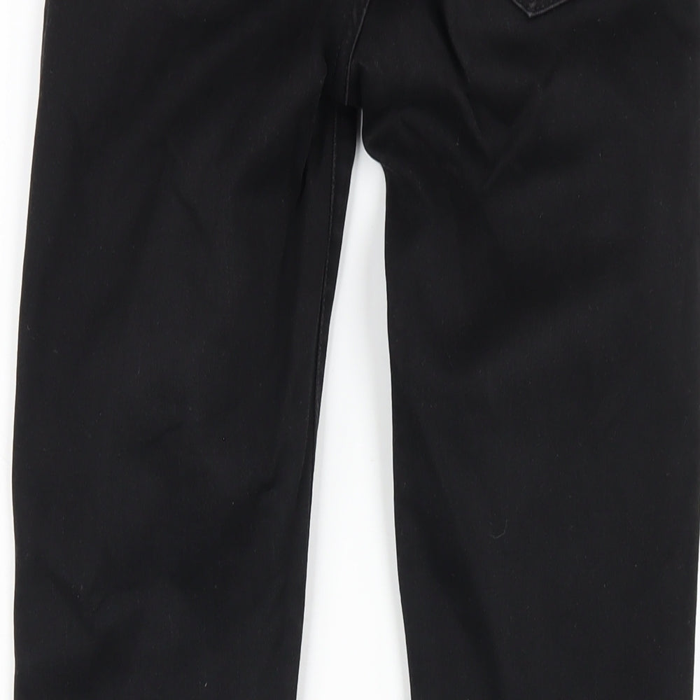 Levi's Womens Black Cotton Skinny Jeans Size 26 in L30 in Regular Zip