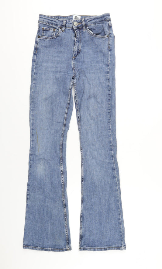 BDG Womens Blue Cotton Flared Jeans Size 27 in L32 in Regular Zip