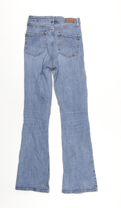 BDG Womens Blue Cotton Flared Jeans Size 27 in L32 in Regular Zip