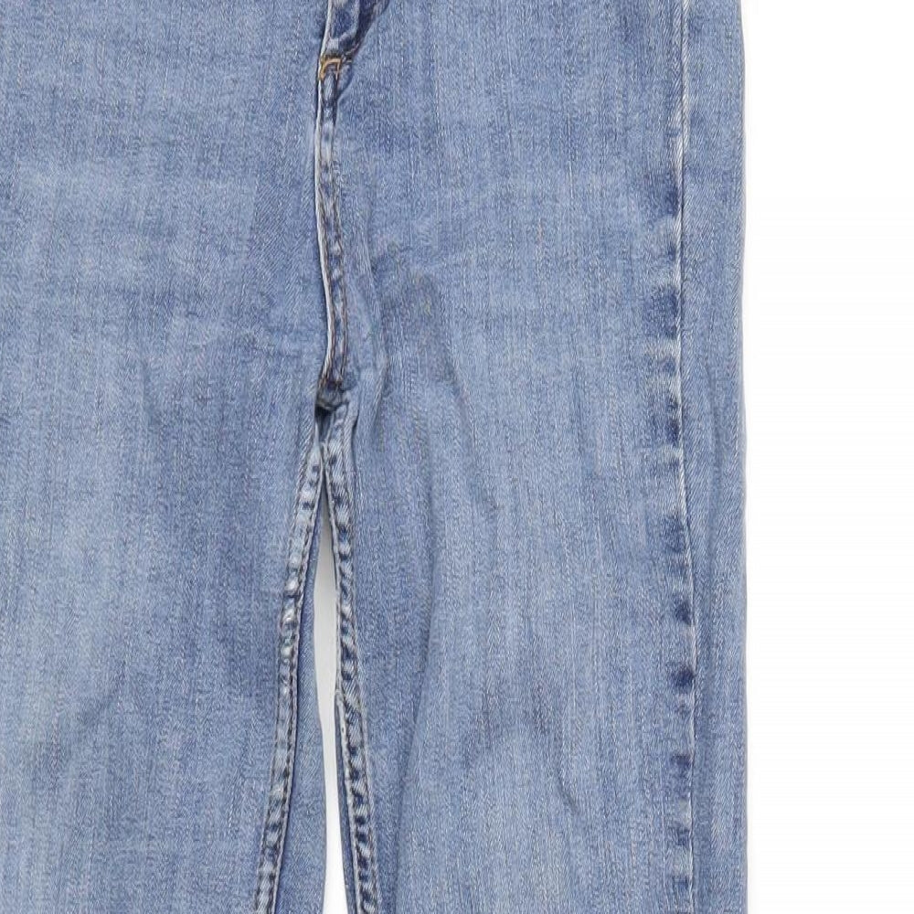 BDG Womens Blue Cotton Flared Jeans Size 27 in L32 in Regular Zip