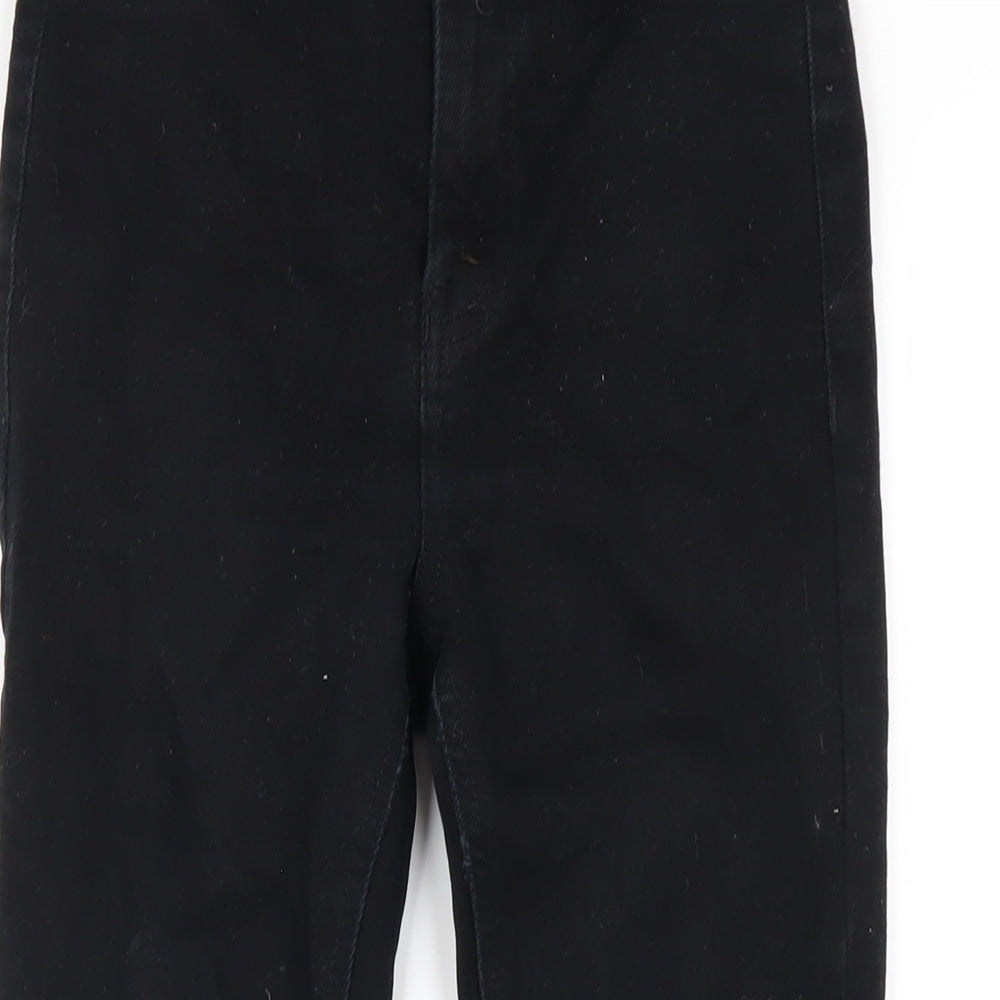 New Look Womens Black Cotton Skinny Jeans Size 8 L24 in Regular Zip