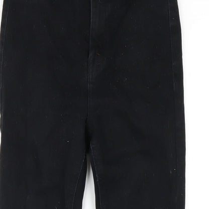 New Look Womens Black Cotton Skinny Jeans Size 8 L24 in Regular Zip