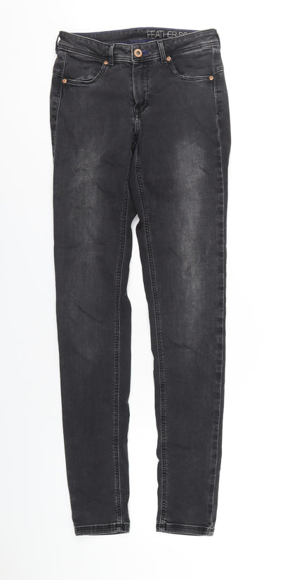 H&M Womens Black Cotton Skinny Jeans Size 29 in L32 in Regular Zip