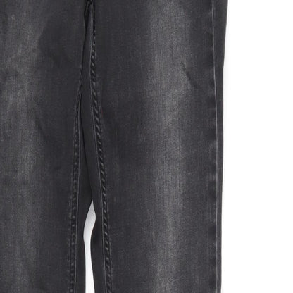 H&M Womens Black Cotton Skinny Jeans Size 29 in L32 in Regular Zip