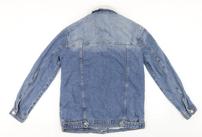 Womens UK Size S Stradivarius Blue Jacket