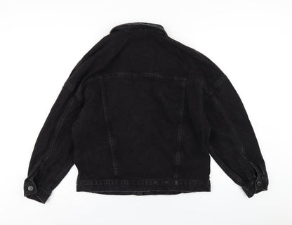 Womens UK Size S Bershka Black Jacket
