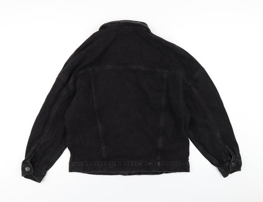 Womens UK Size S Bershka Black Jacket