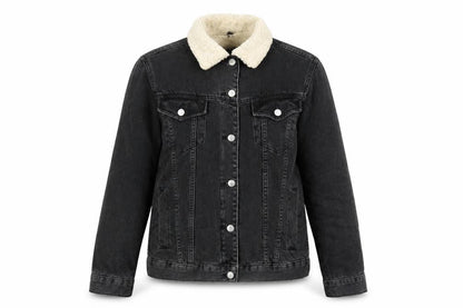 Topshop Womens Black Jacket Size 6 Button