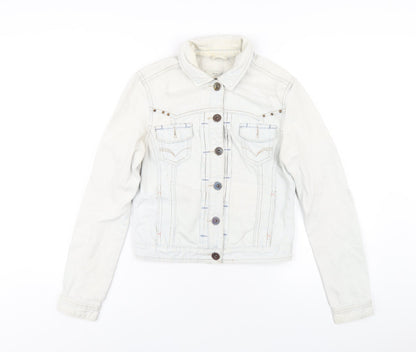 Womens UK Size 10 New Look Blue Jacket