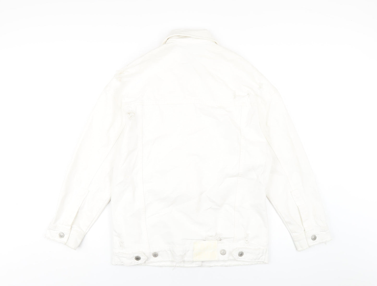 Womens UK Size XS Zara White Jacket