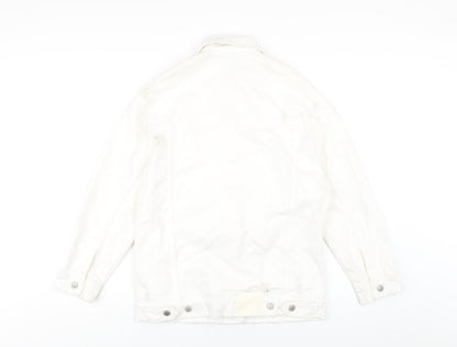 Womens UK Size XS Zara White Jacket