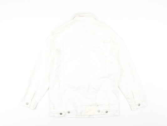 Womens UK Size XS Zara White Jacket