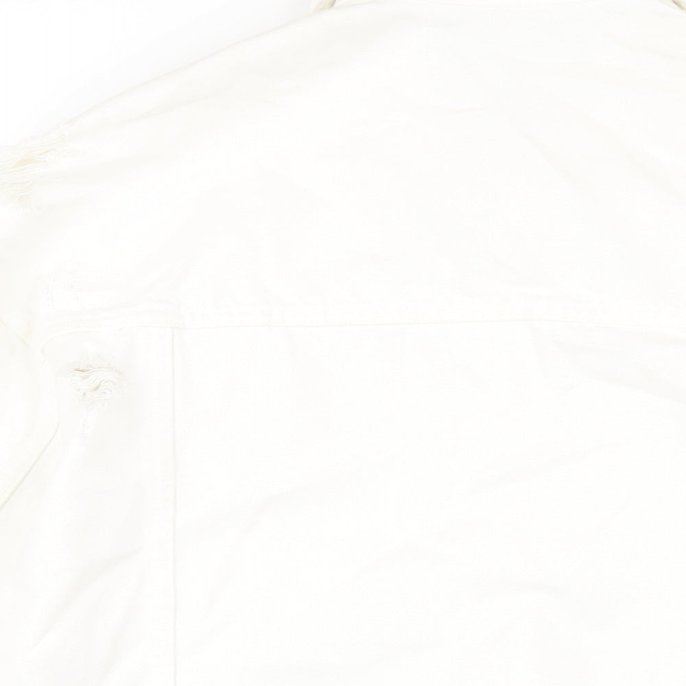 Womens UK Size XS Zara White Jacket