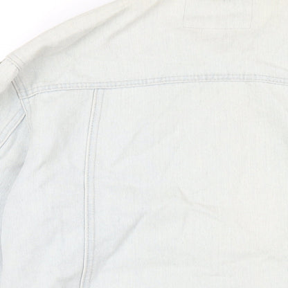 Colloseum Womens Blue Jacket Size L Button