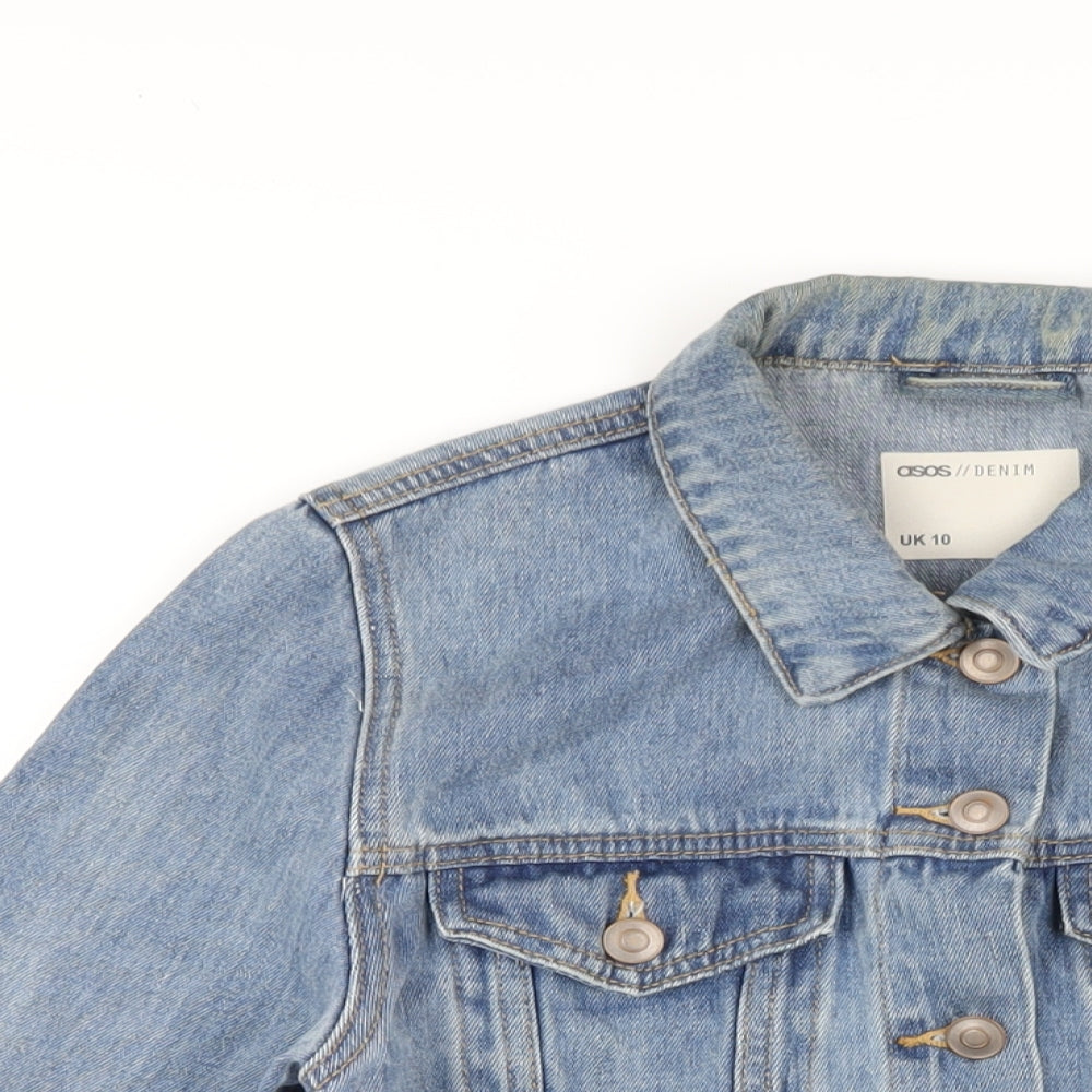 Womens UK Size 10 ASOS Blue Jacket