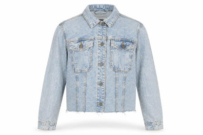 Noisy may Womens Blue Jacket Size M Button