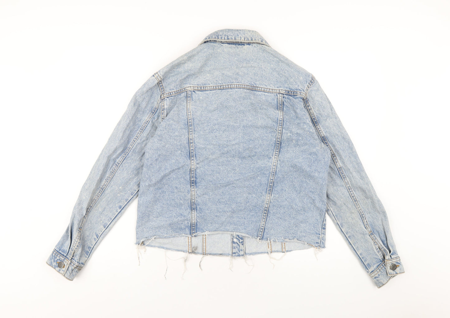 Noisy may Womens Blue Jacket Size M Button