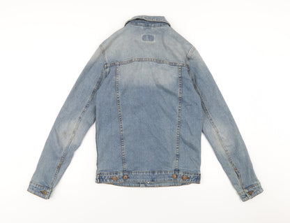 ASOS Mens Blue Jacket Size XS Button