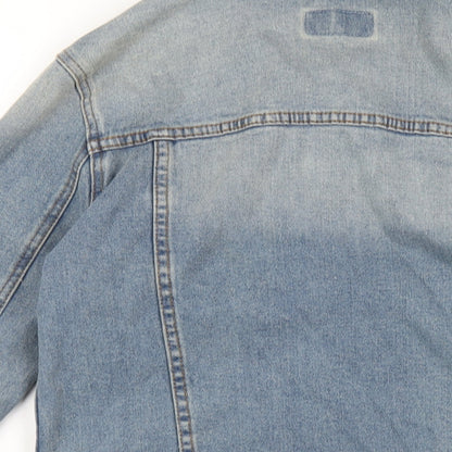 ASOS Mens Blue Jacket Size XS Button