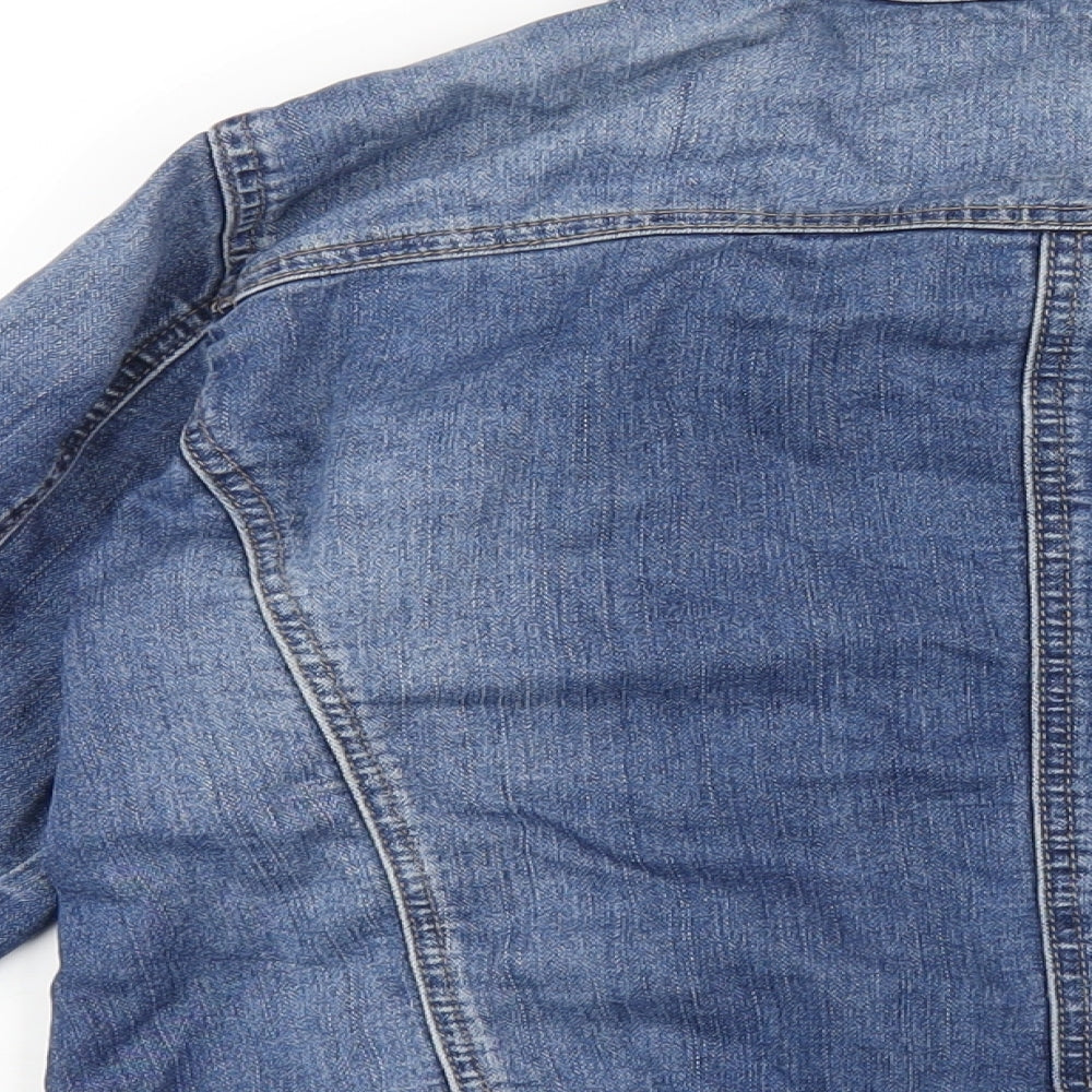 RJR.John Rocha Womens Blue Jacket Size 14 Button