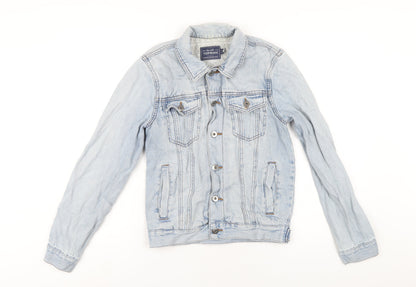 Mens UK Size XS Topman Blue Jacket
