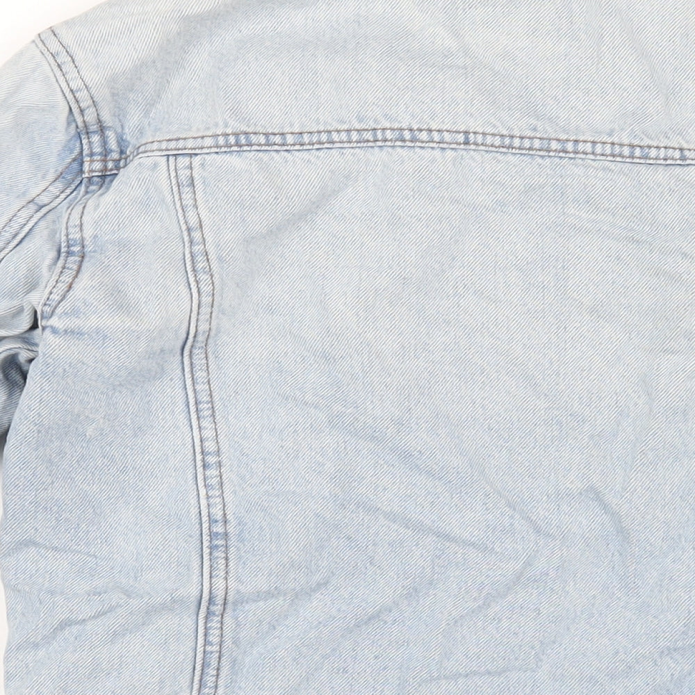 Mens UK Size XS Topman Blue Jacket