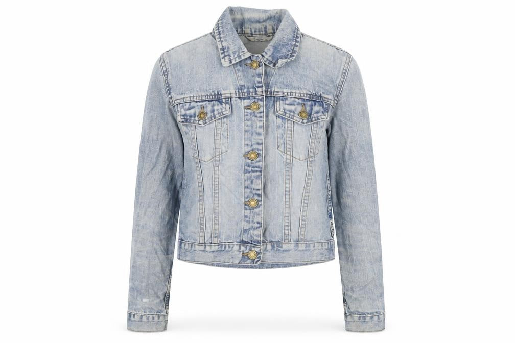 Womens UK Size 10 Moto Blue Jacket