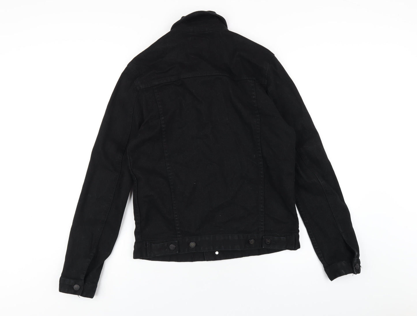 ASOS Mens Black Jacket Size M Button