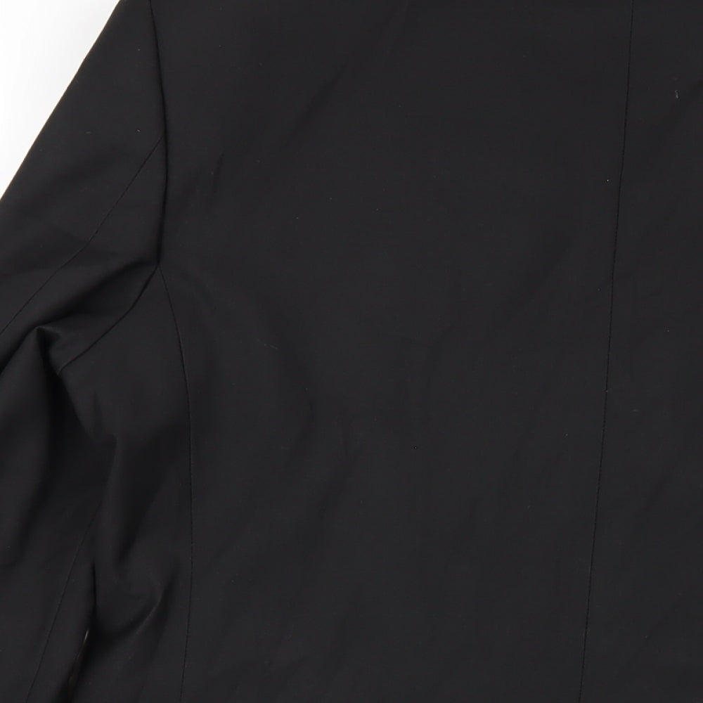 Mens UK Size 40 Marks and Spencer Regular Black Suit Tuxedo