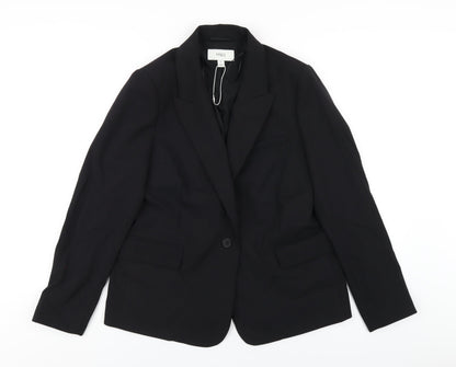Womens UK Size 14 Marks and Spencer Regular Black Blazer