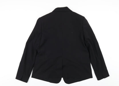 Womens UK Size 14 Marks and Spencer Regular Black Blazer