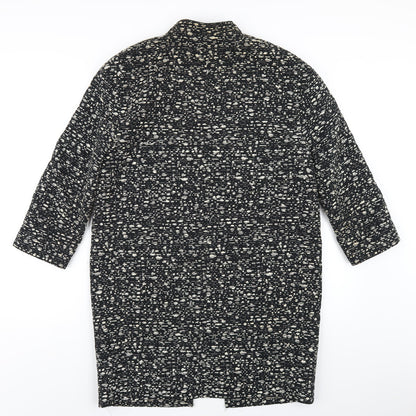 Autograph Womens Black Jacket Coat Size 8 Hook & Eye