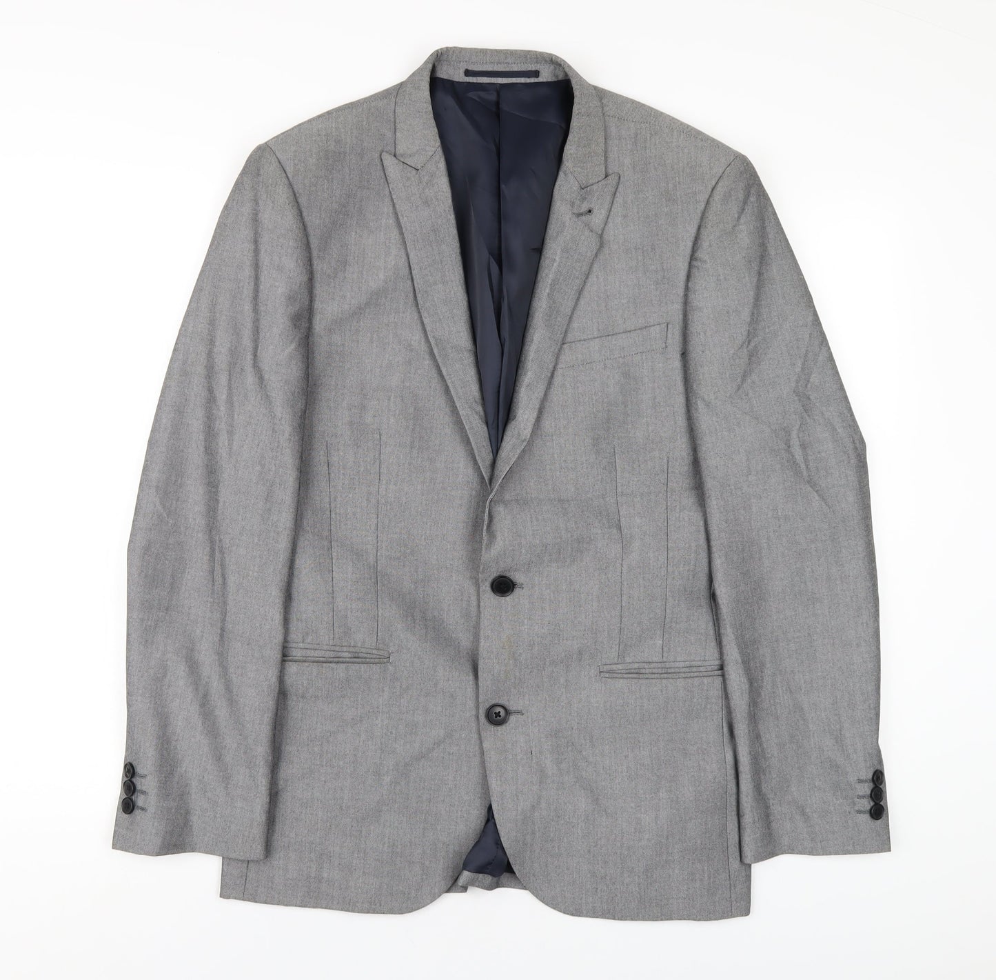 Mens UK Size 38 NEXT Regular Grey Suit Jacket