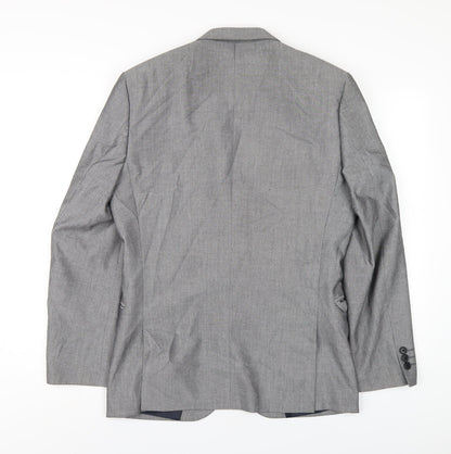 Mens UK Size 38 NEXT Regular Grey Suit Jacket
