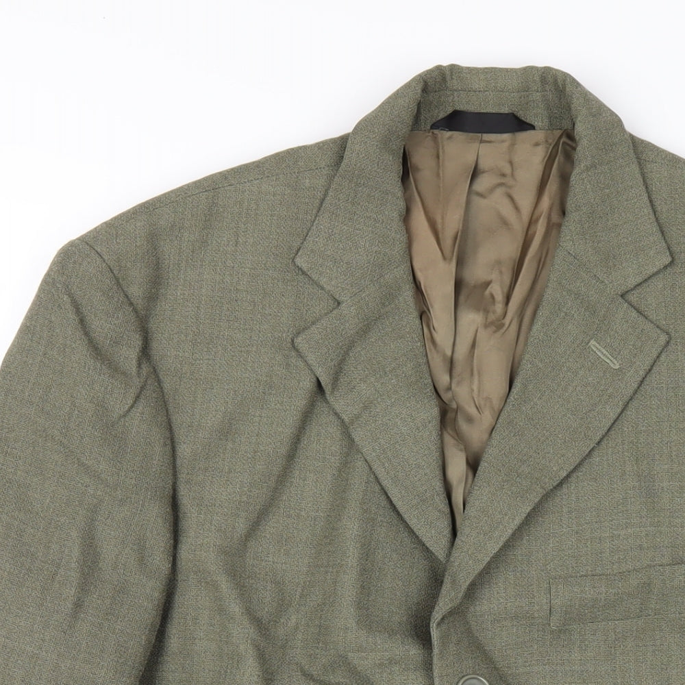 Mens UK Size 38 Marks and Spencer Regular Green Suit Jacket