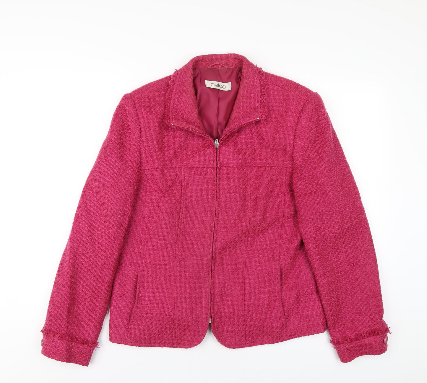 Womens UK Size 14 Gelco Pink Jacket