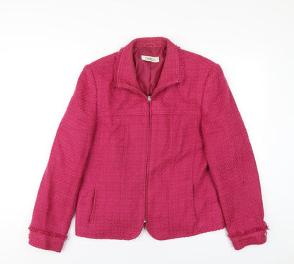 Womens UK Size 14 Gelco Pink Jacket