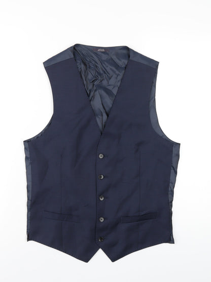 Mens UK Size 36 Marks and Spencer Regular Blue Suit Jacket
