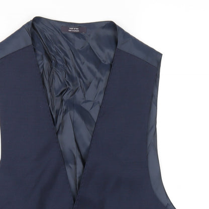 Mens UK Size 36 Marks and Spencer Regular Blue Suit Jacket