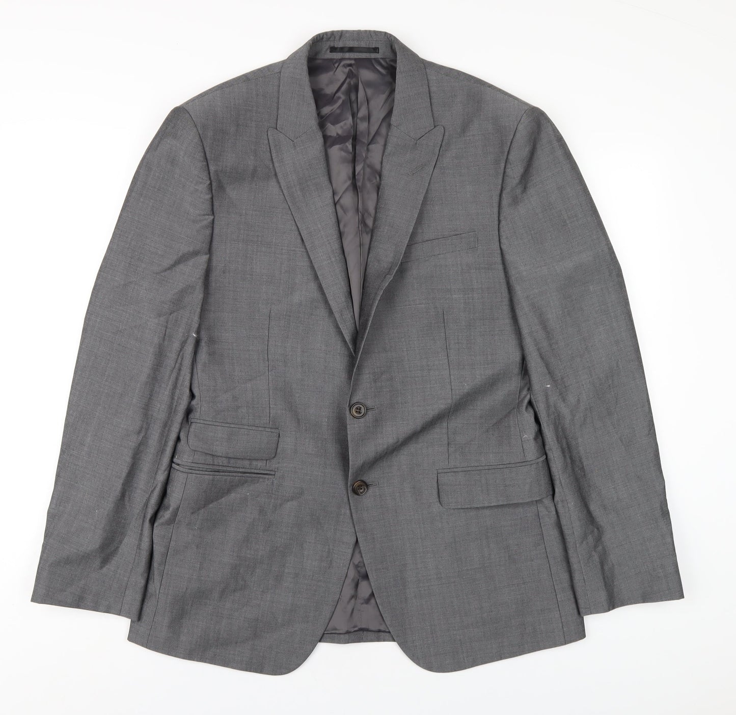 Mens UK Size 38 Slaters Regular Grey Suit Jacket
