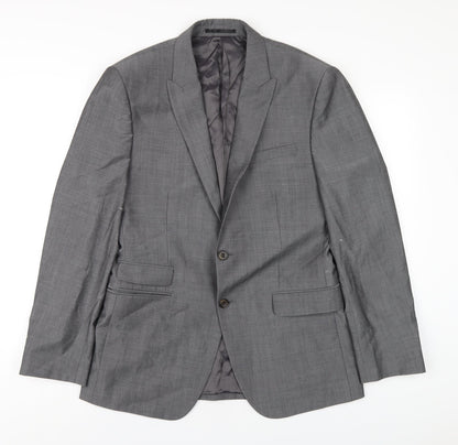 Mens UK Size 38 Slaters Regular Grey Suit Jacket