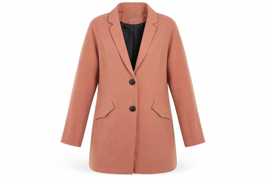 Vera Moda Womens Orange Jacket Blazer Size XS Button