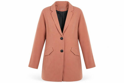 Vera Moda Womens Orange Jacket Blazer Size XS Button